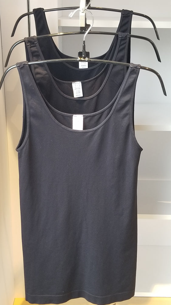 Black Fitted Tank -  one size fits all