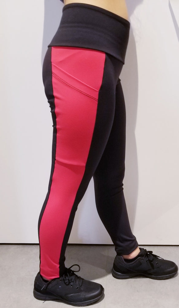 
            
                Load image into Gallery viewer, FNB Leggings- Red/Blk
            
        